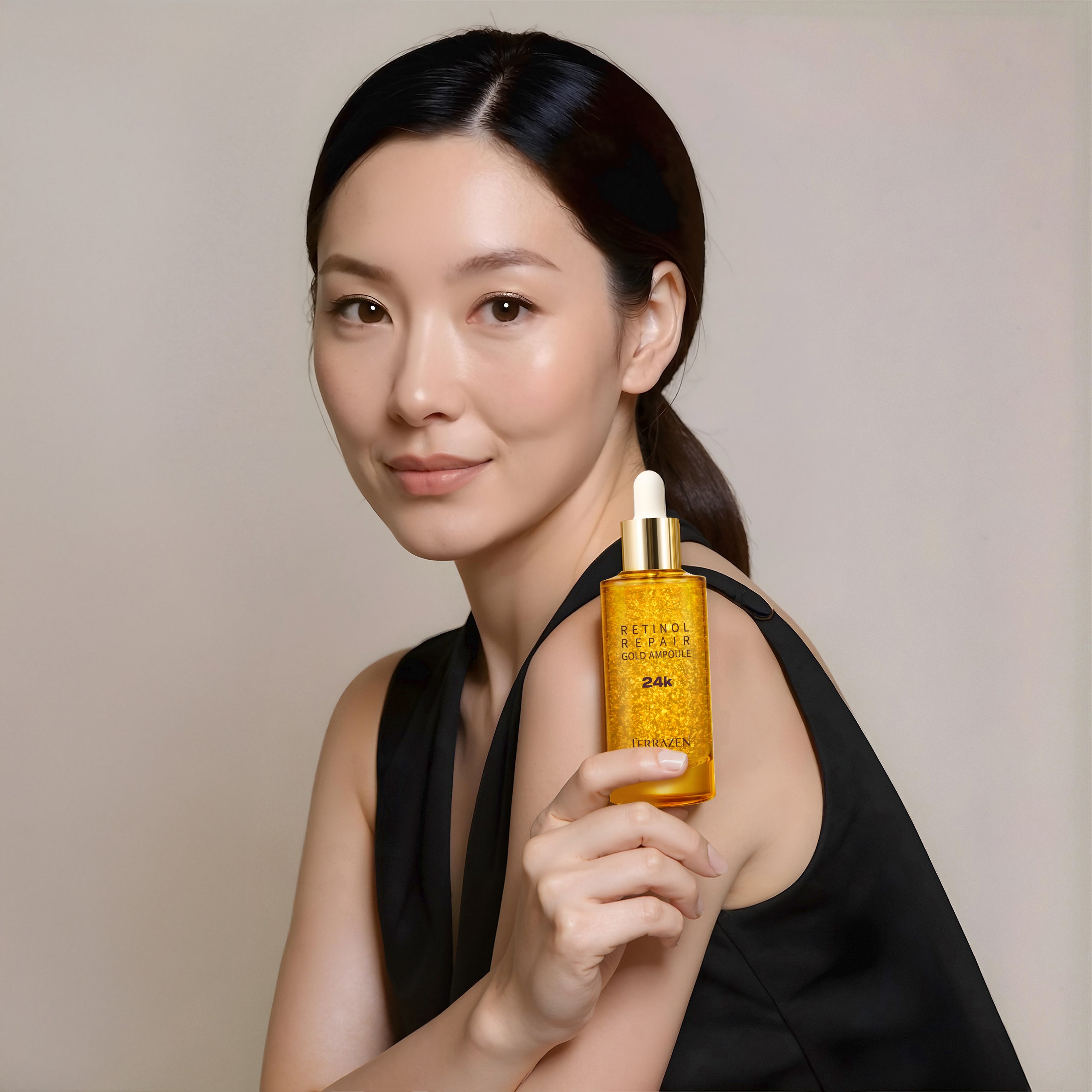 TERRAZEN Retinol Repair Gold Ampoule – Ser Concentrat Anti-Îmbătrânire cu Retinol și Aur