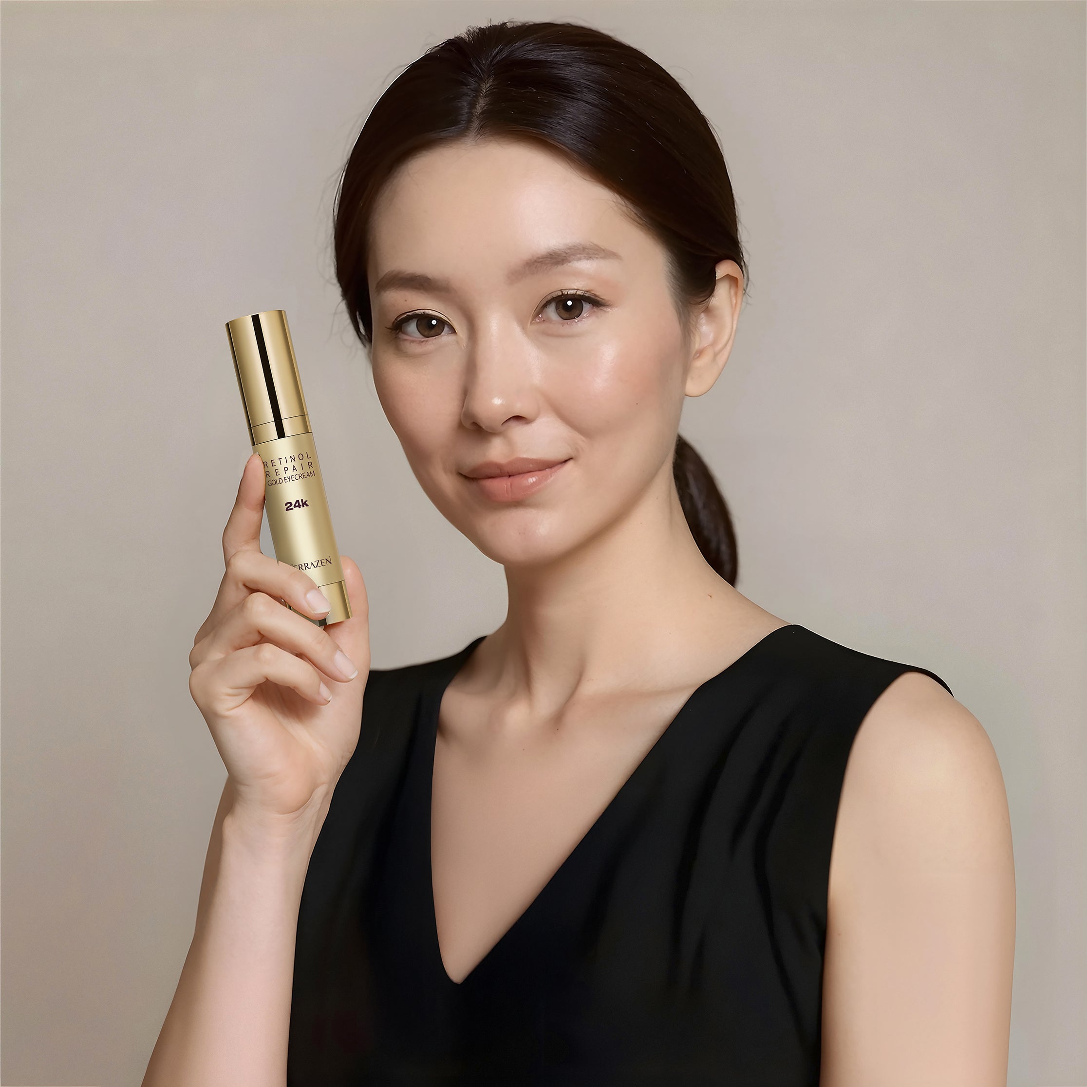 TERRAZEN Retinol Repair Gold Eye Cream – Anti-Aging Eye Contour Cream with Retinol and Gold