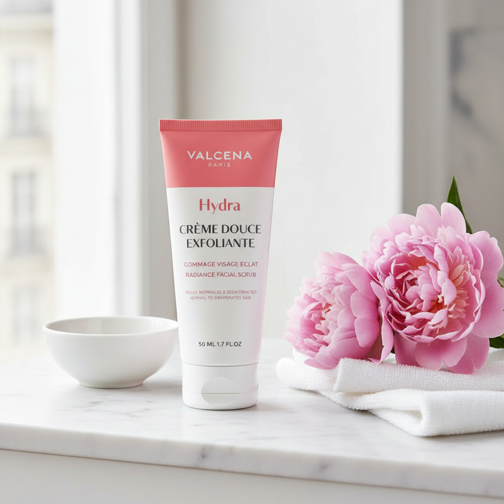 Valcena CRÈME DOUCE EXFOLIANTE – exfoliant facial delicat cu Trandafir de Damasc, 50ml