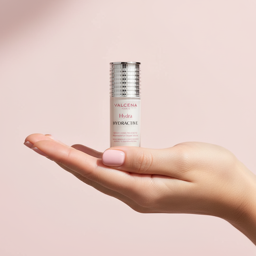 Valcena HYDRACTIVE – flacon 40ml, proporții corecte, cremă-ser 2-în-1