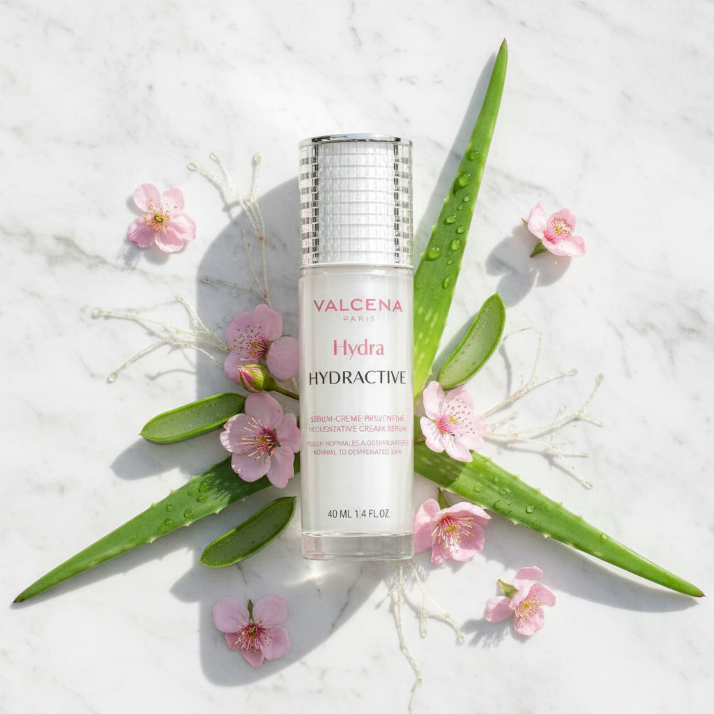 Valcena HYDRACTIVE – ingrediente cheie: Acid Hialuronic, Q10 și filtre solare
