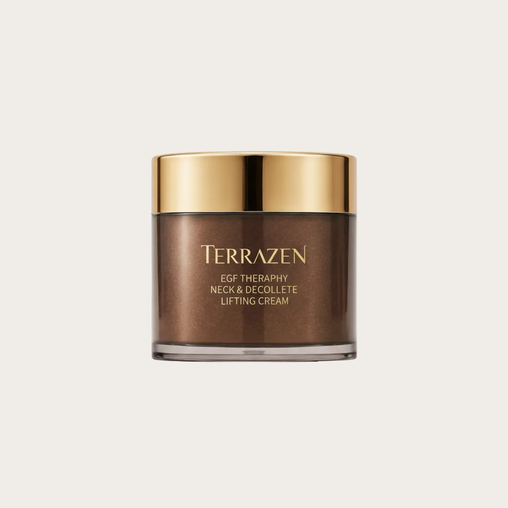 TERRAZEN EGF Therapy Neck & Decollete Lifting Cream – Tratament pentru Fermitate și Volum