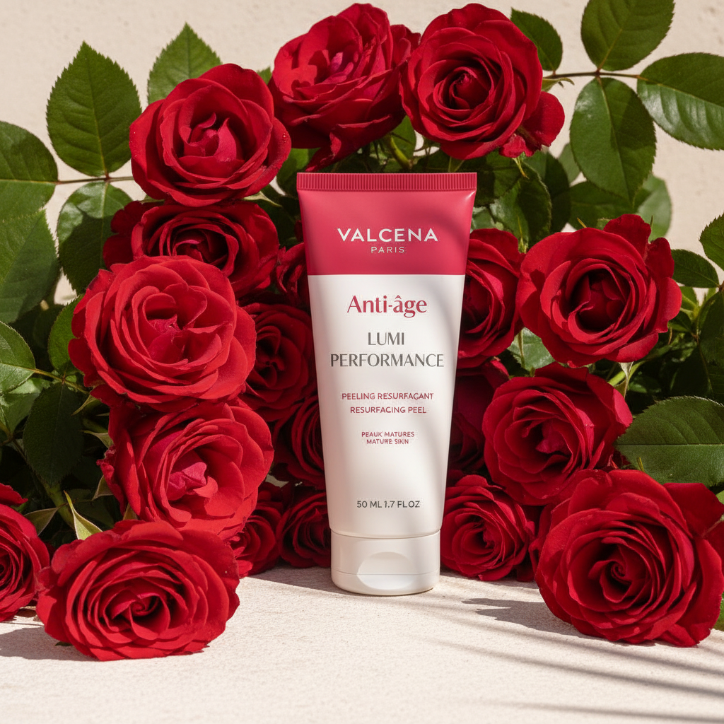 Valcena LUMI PERFORMANCE – context natural, peeling cu Trandafir de Damasc și enzime