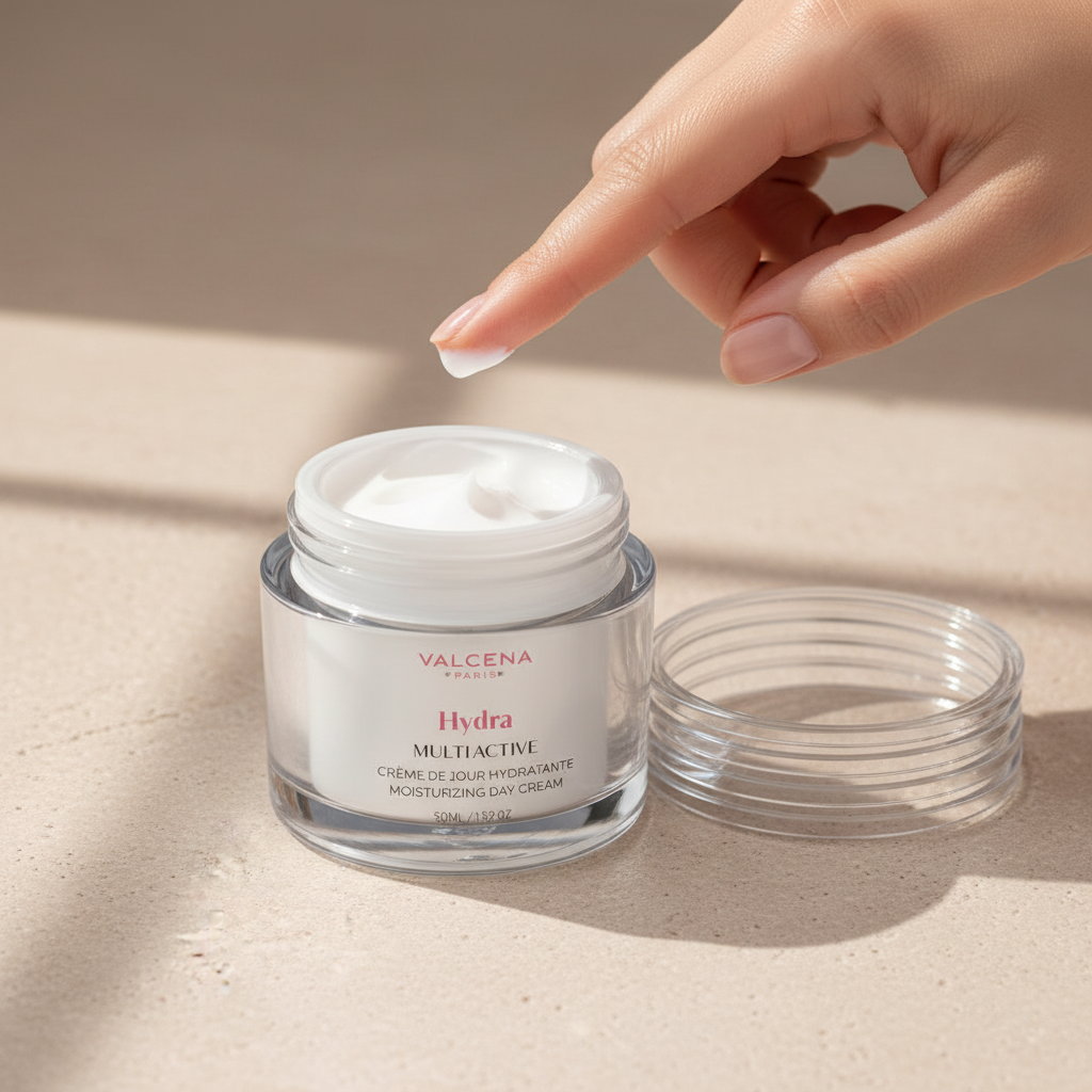Valcena MULTI ACTIVE – cremă hidratantă de zi cu Trandafir de Damasc și filtre UV, 50ml
