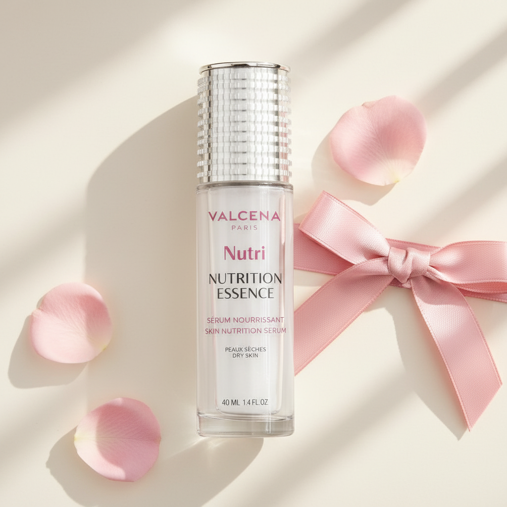 Valcena NUTRITION ESSENCE – prezentare cadou, ser nutritiv premium Valcena Paris
