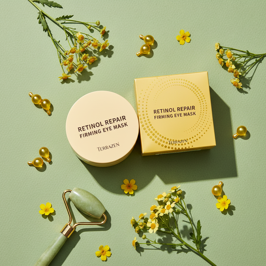 Retinol Eye Mask - Lifestyle Flat Lay