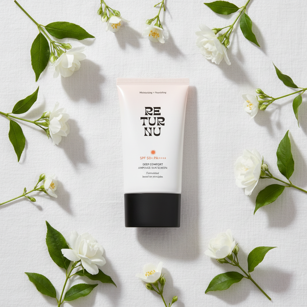 Sunscreen Flat Lay