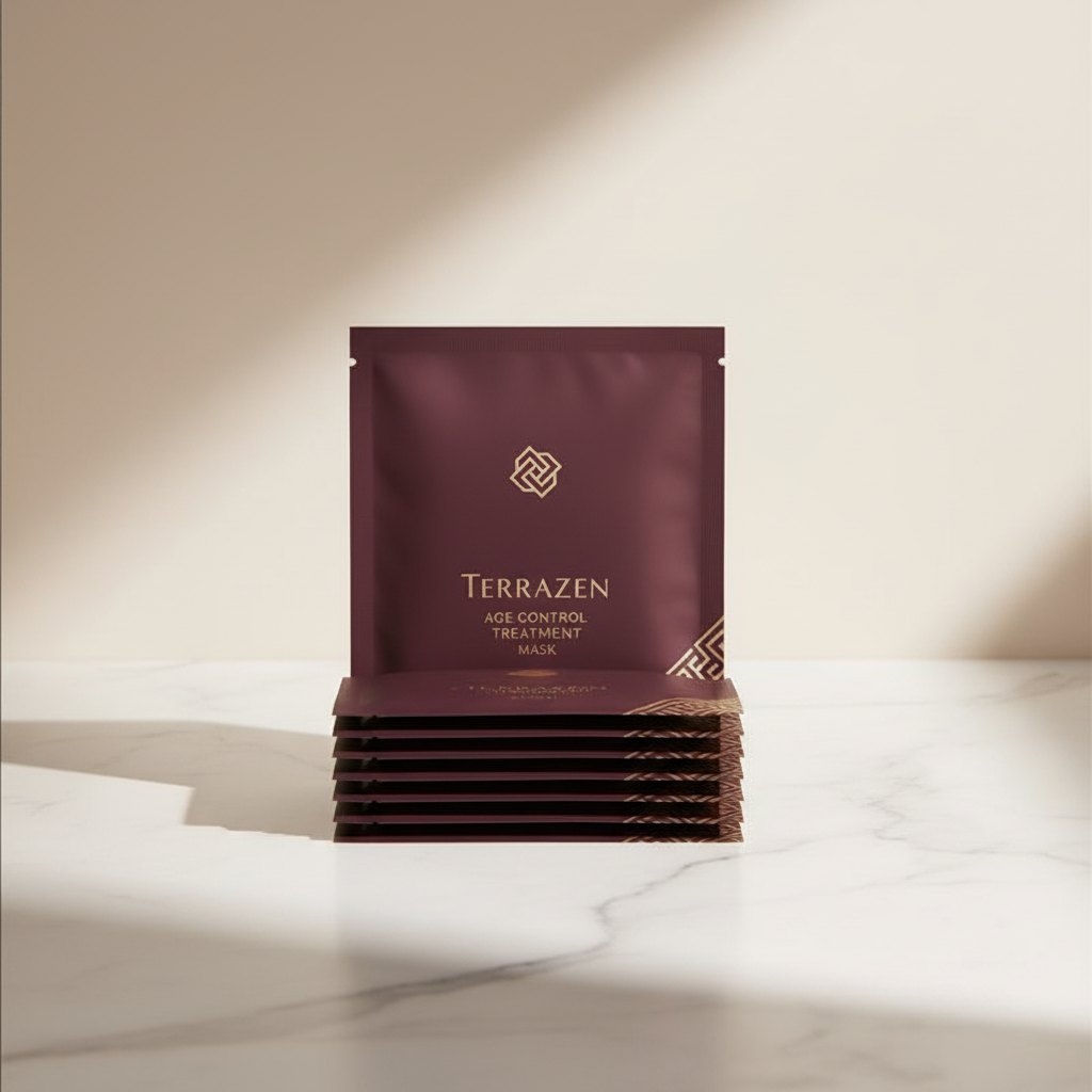TERRAZEN Age Control Treatment Mask – Set Măști Faciale Premium pentru Fermitate (10 buc)
