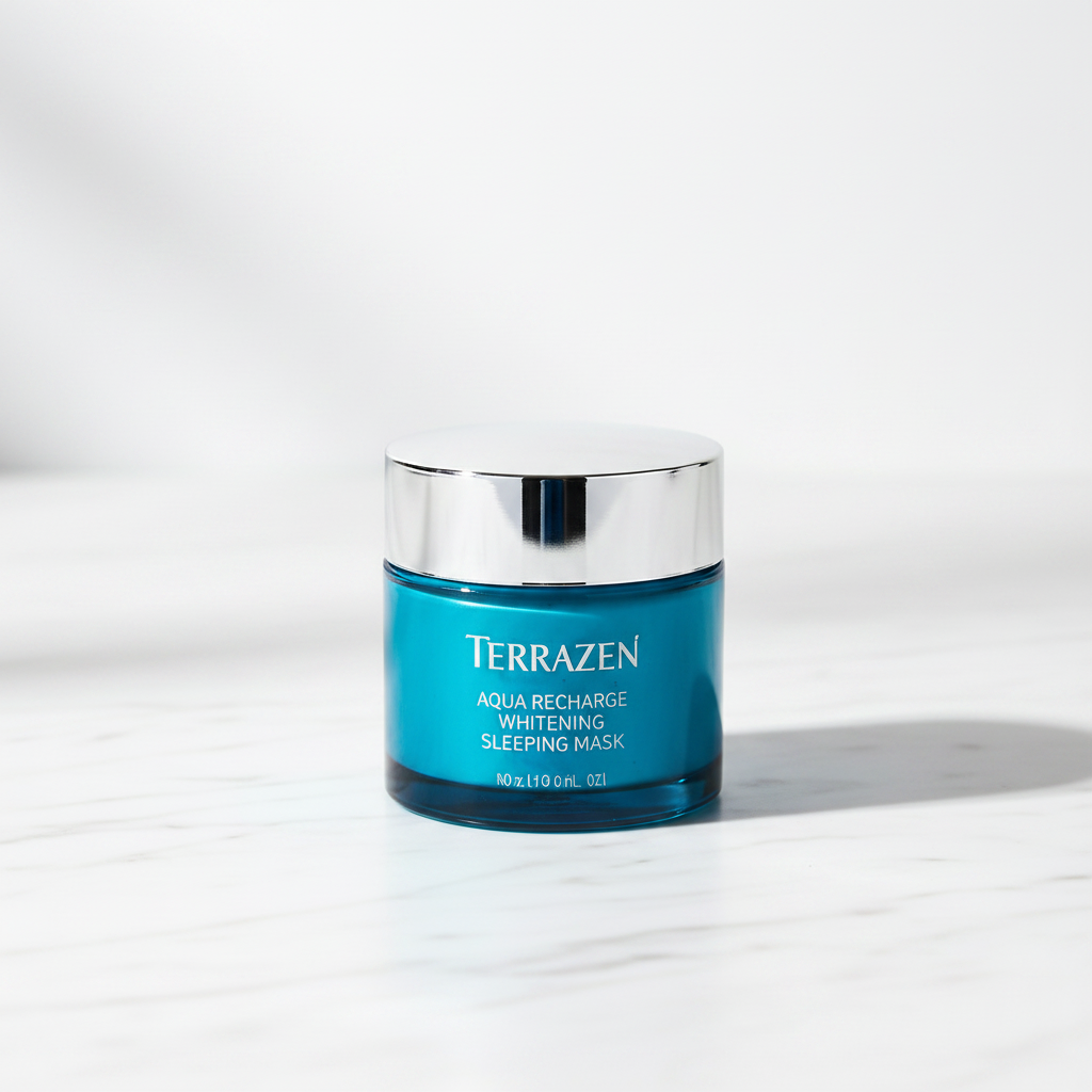 TERRAZEN Aqua Recharge Whitening Sleeping Mask – Mască de Noapte pentru Hidratare și Luminozitate