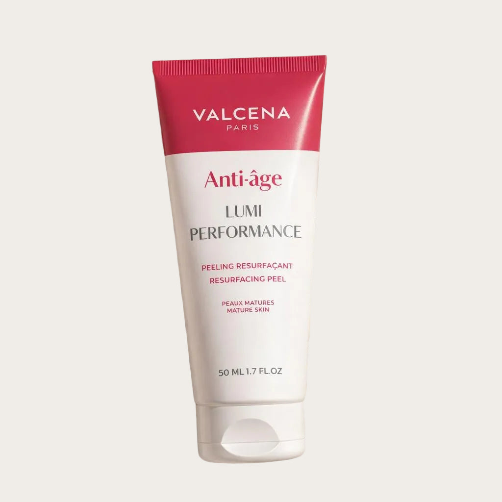 Valcena LUMI PERFORMANCE – peeling resurfacing cu AHA și Apă de Trandafir Damascena, 50ml