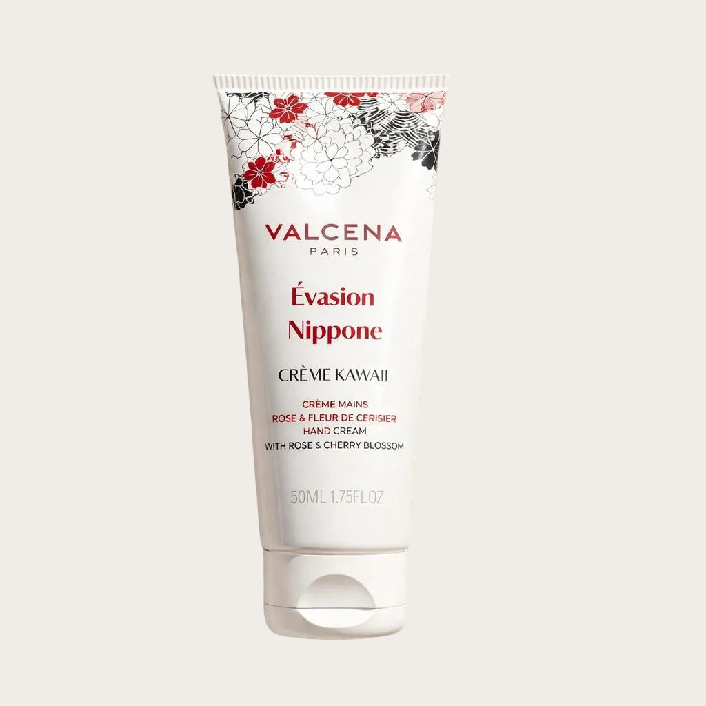 Valcena CRÈME KAWAII – Cremă de Mâini cu Trandafir de Damasc și Floare de Cireș
