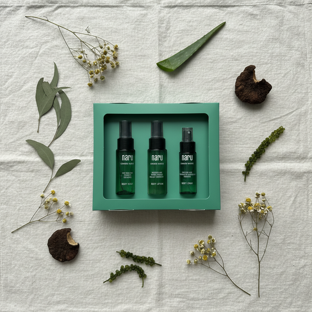 Travel Set – Flat Lay